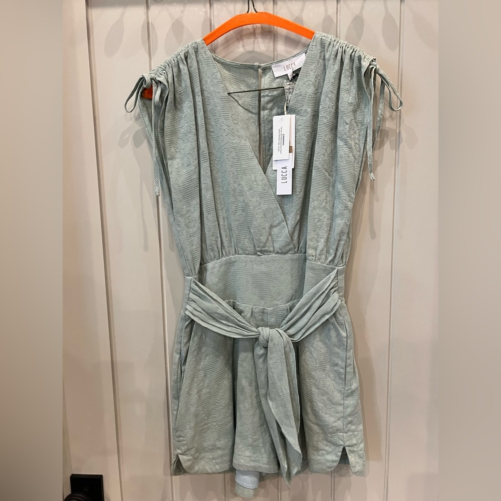 Blue romper